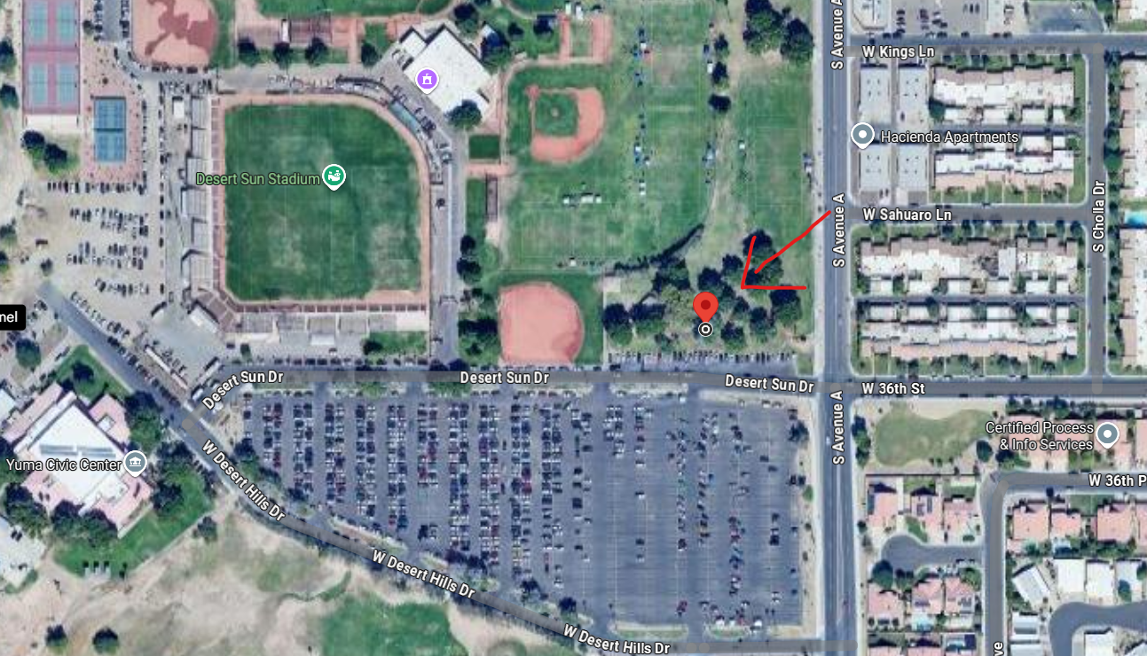 FP Location Near Ramada 11 Caballero Park