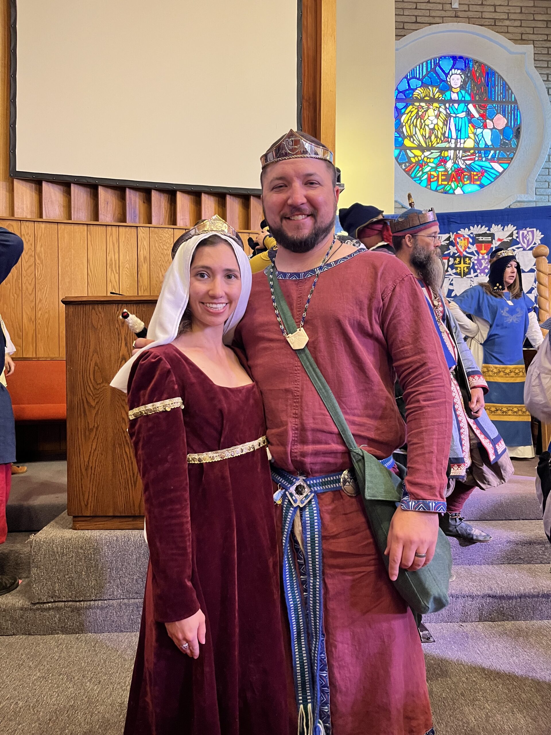New Baron and Baroness, Ra'id and Morgaine!