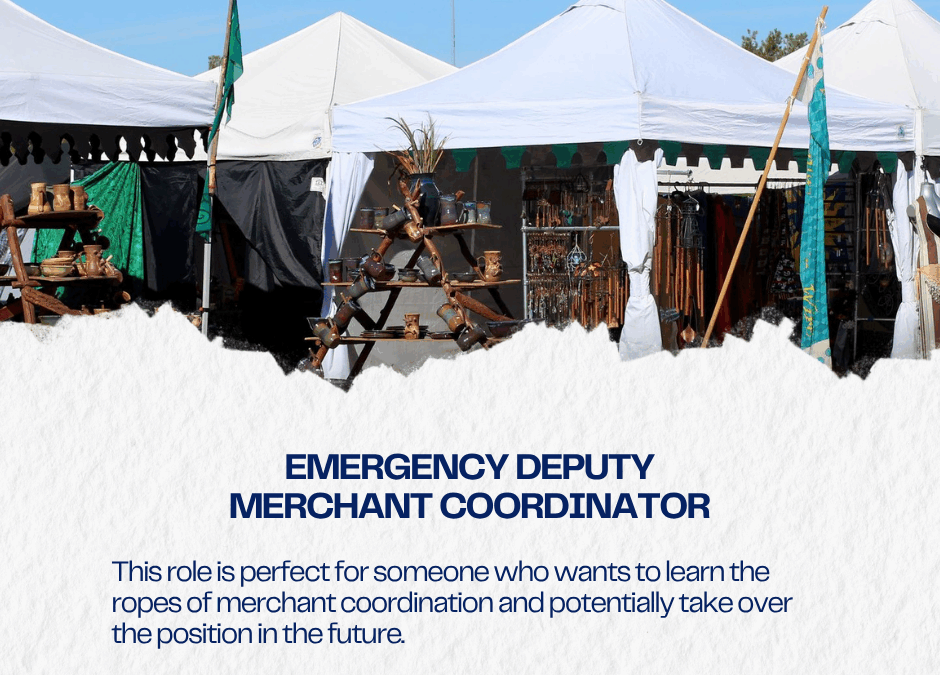 Merchant Coordinator – Emergency Deputy