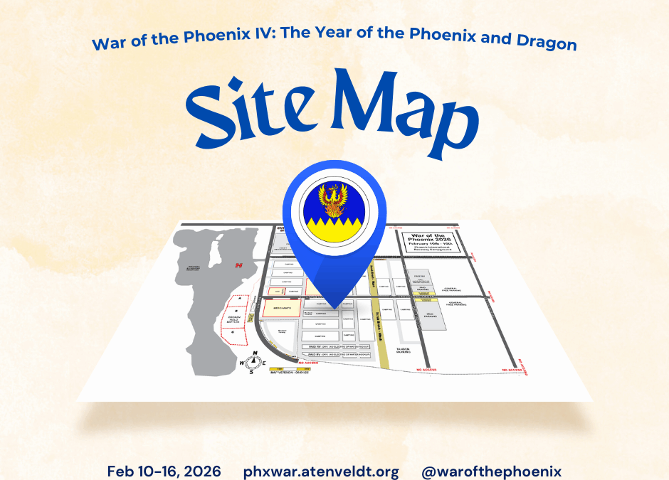 The War of the Phoenix 2026 Site Map is Here!