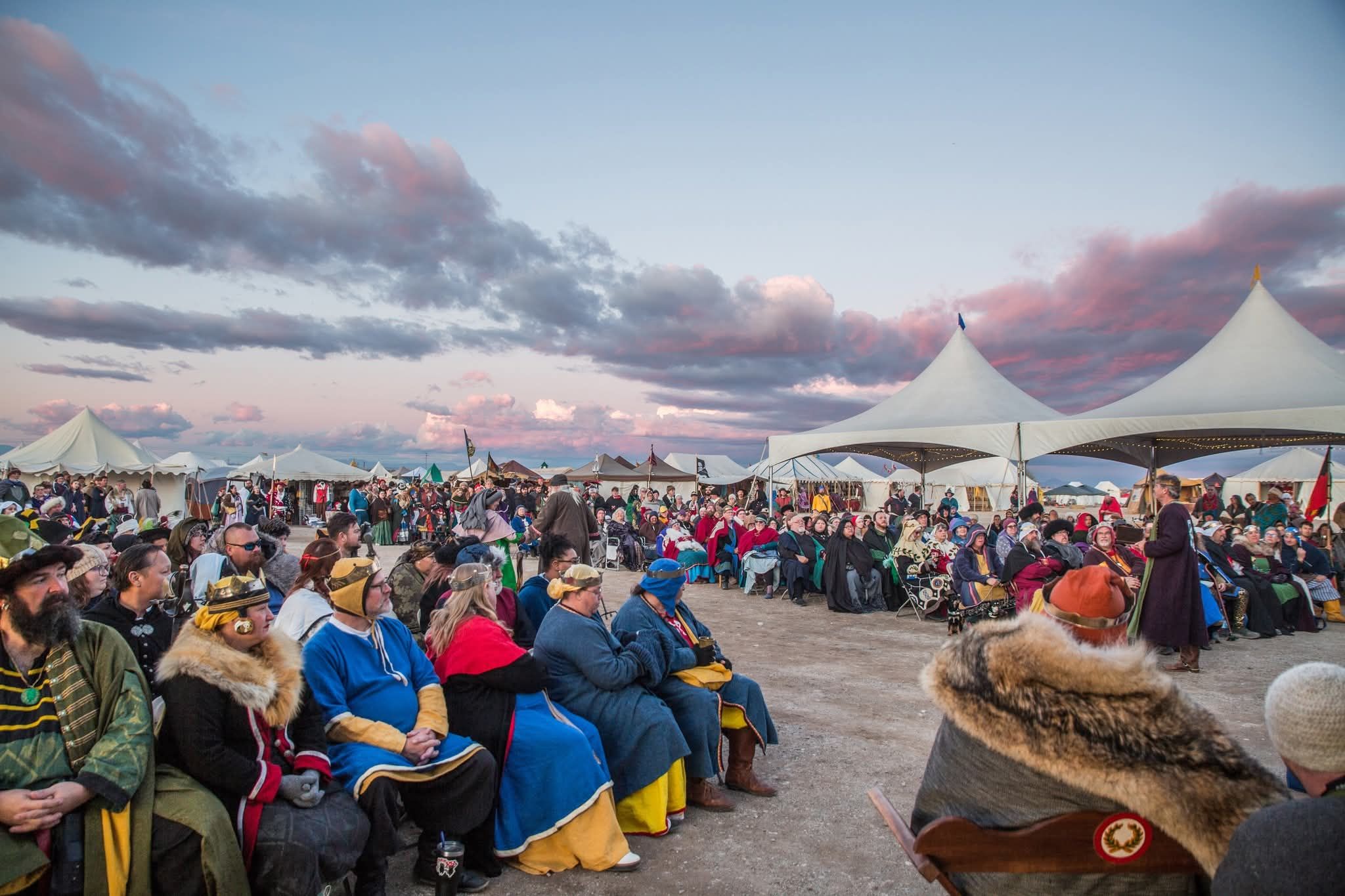 Master Johan with his medieval lathe for M.A.S.H.