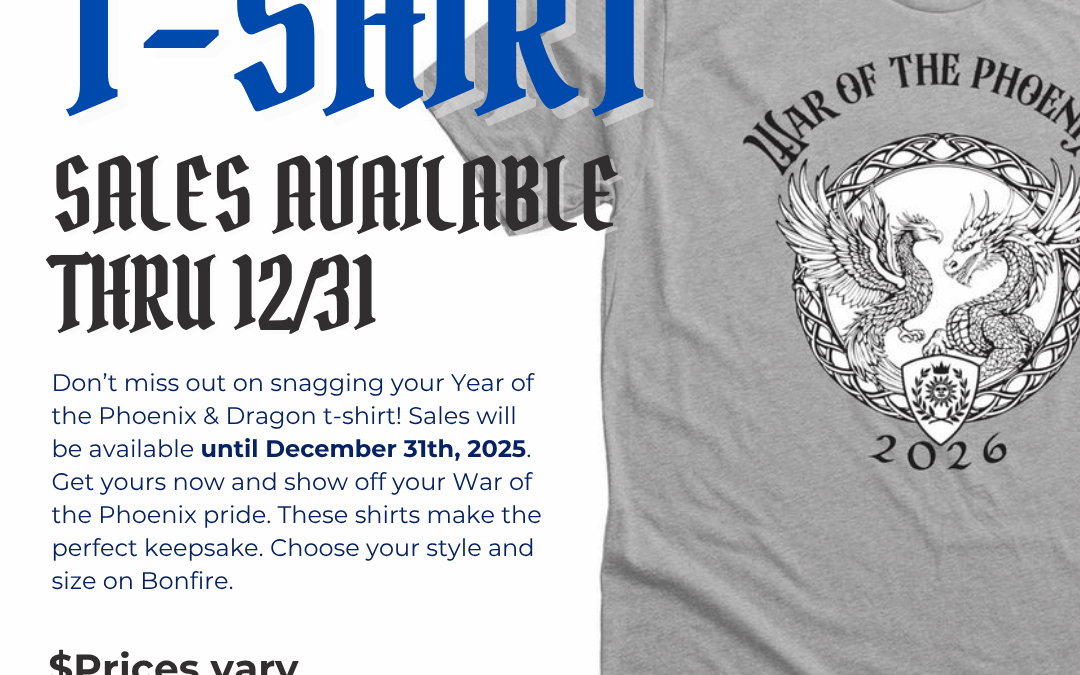 War of the Phoenix 2026 T-Shirts Are Here!