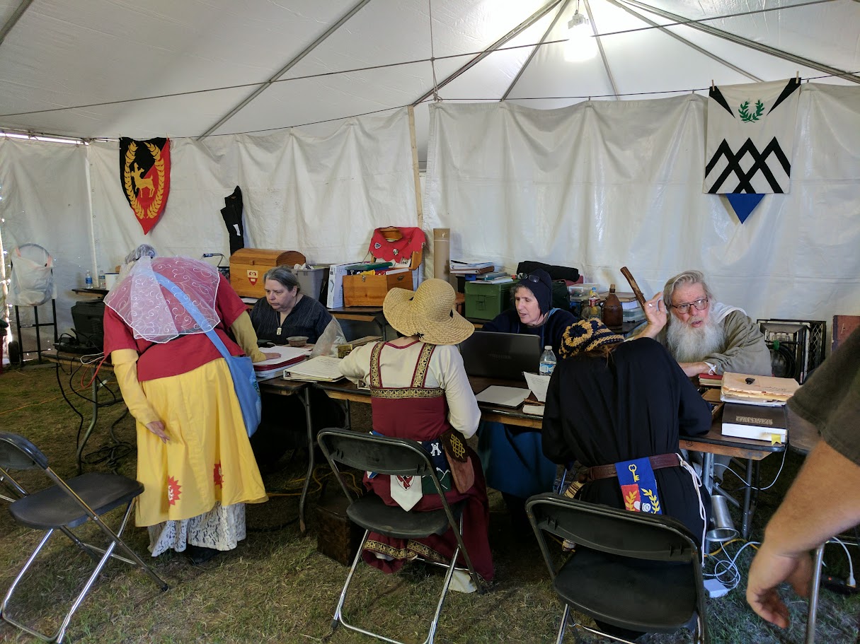 Master Seamus teaching white smithing at Kingdom Collegium