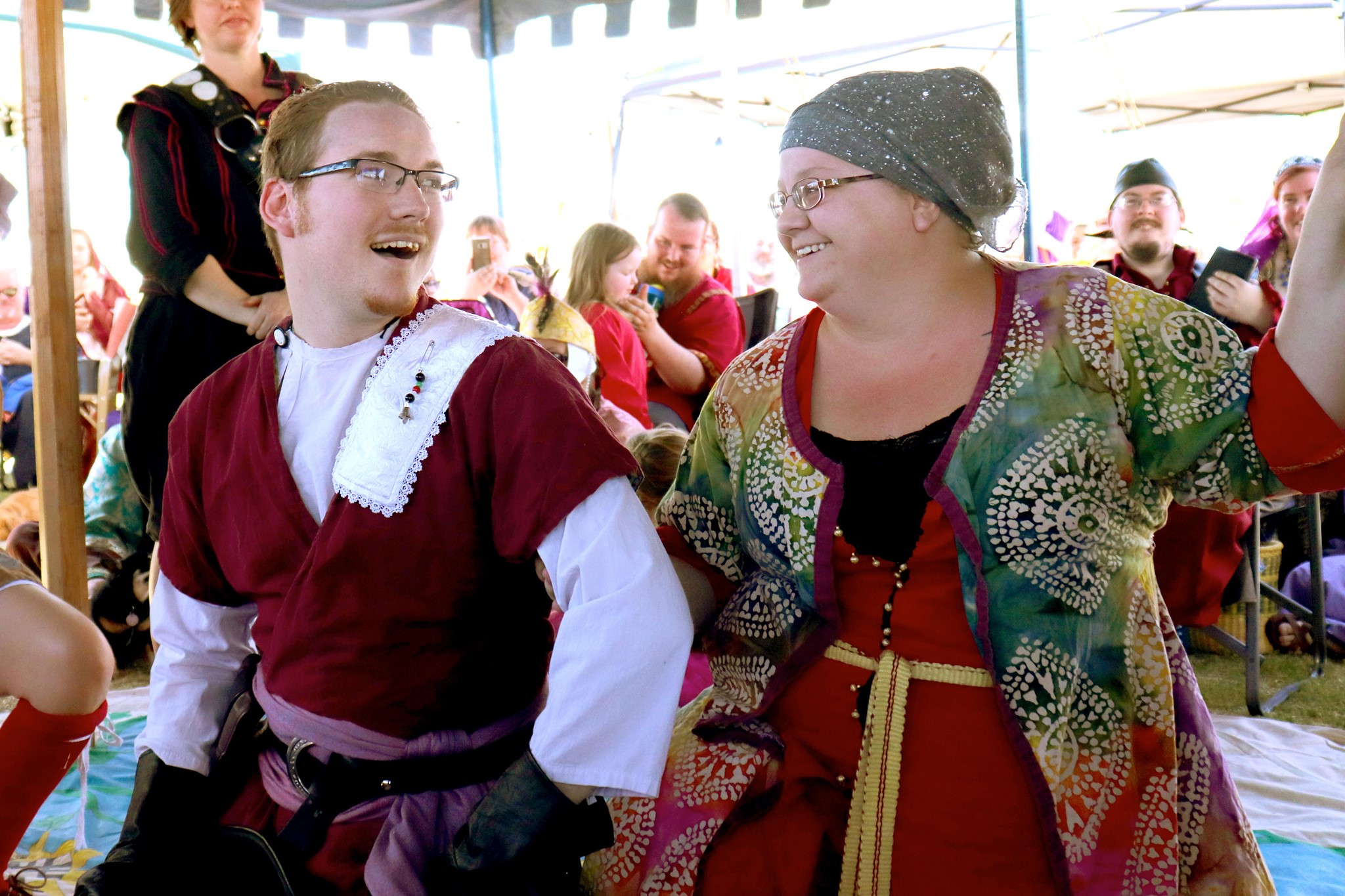 Lord Conrad being offered his White Scarf